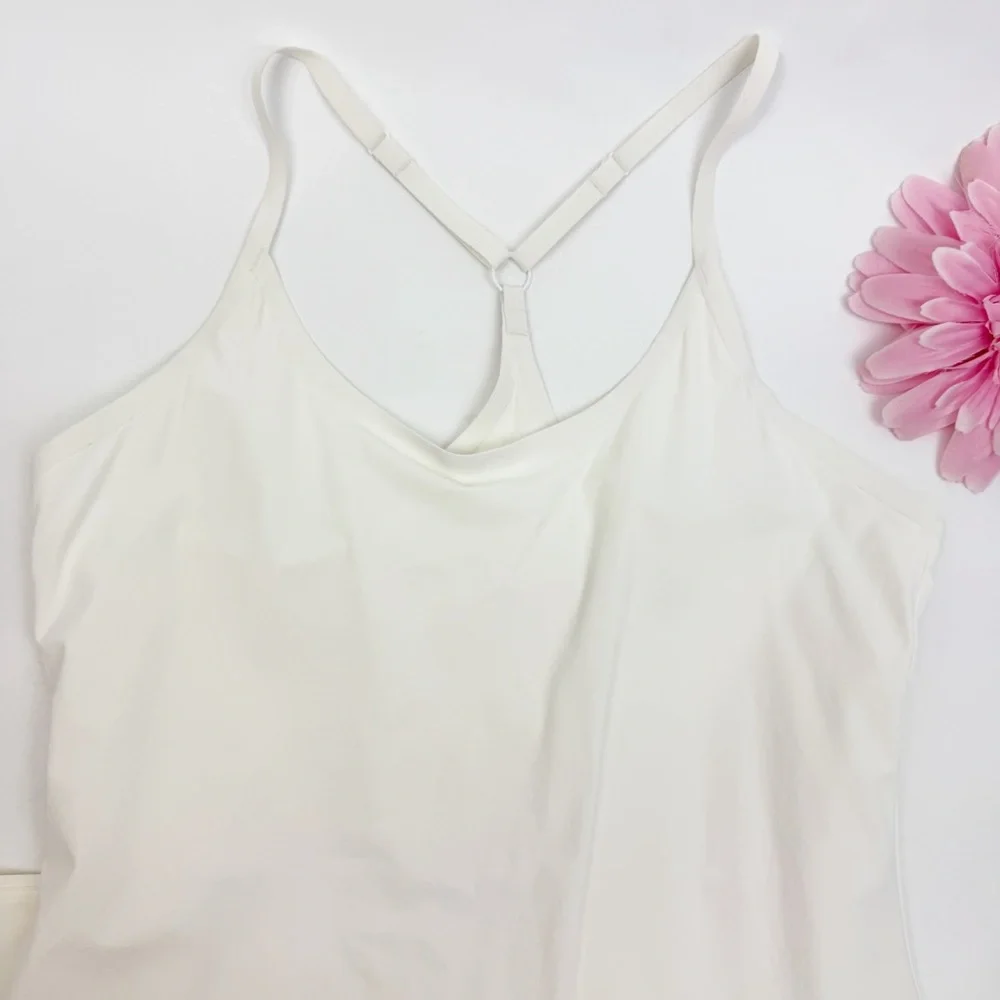 Outdoor Voices The Exercise Dress Tennis Athletic Workout White Lined - Picture 5 of 14